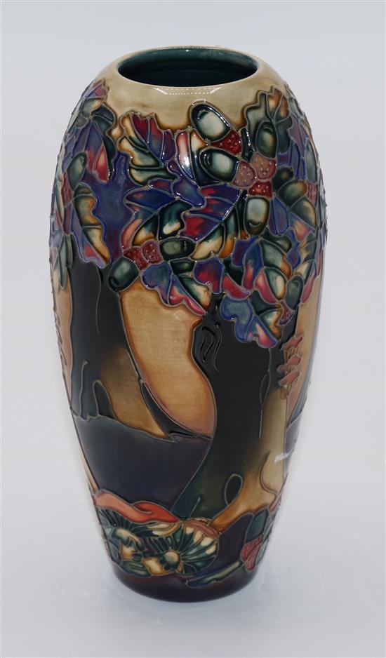 A Moorcroft Knightwood vase, 1997
